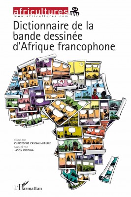 La couverture du Dictionnaire de la bande dessinée d’Afrique francophone