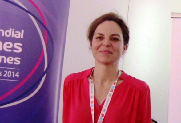 Virginie Herz à la fin du 2e Forum mondial des femmes francophones
