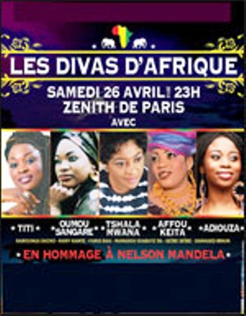 L’affiche de la soirée Divas d’Afrique