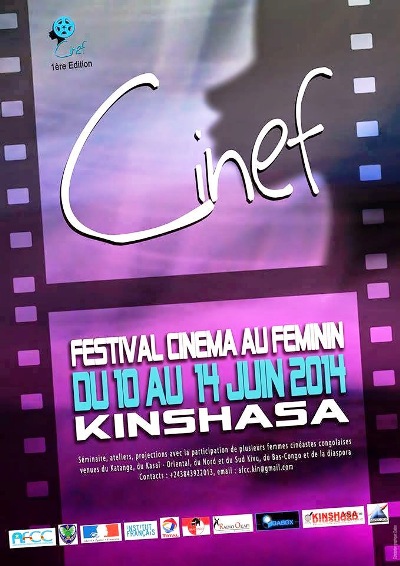  L’affiche de la première édition du Festival Cinéma au féminin, le Cinef
