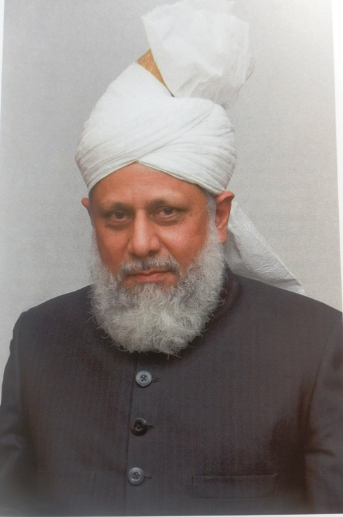 le cinquième Calife Hazrat Mirza Masroor Ahmad 