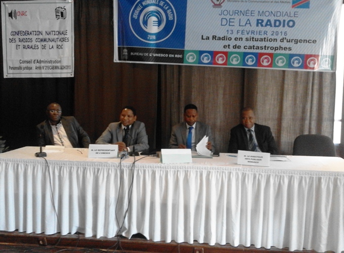 Le panel des orateurs de la Journée mondiale de la radio