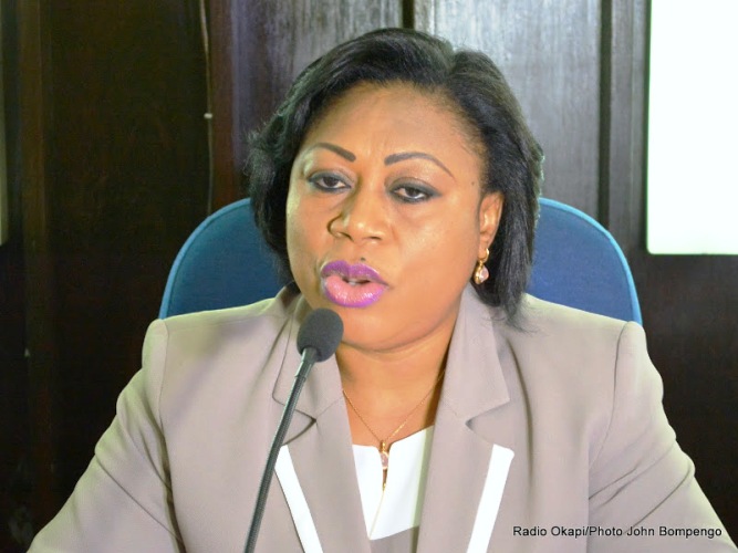 La directrice de cabinet, Marie-Josée Kazadi Yamba