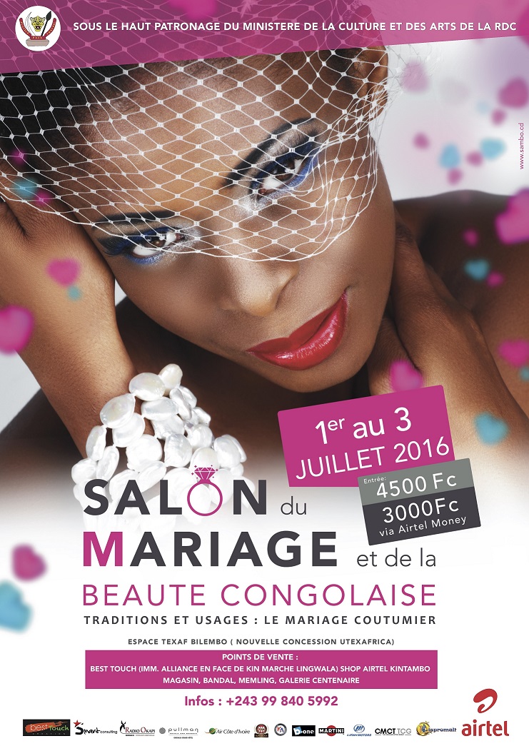 L’affiche du Salon du mariage et de la beauté congolaise (Sambo)