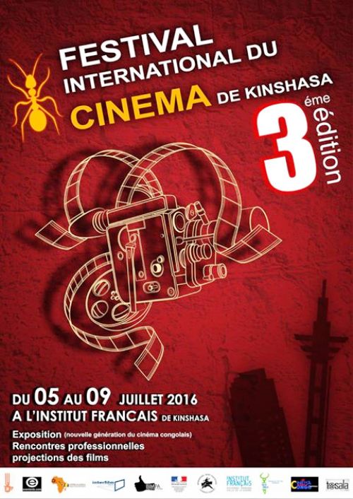 L’affiche du 3e Festival international du cinéma de Kinshasa (Fickin)