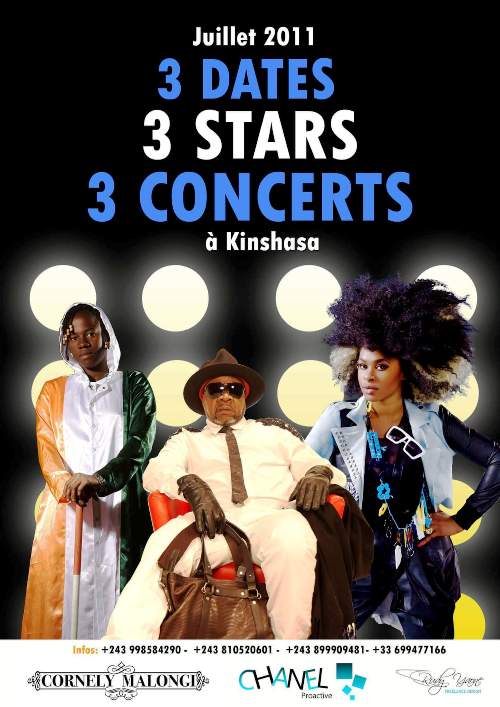 La photo de l’affiche 3 dates, 3 stars, 3 concerts
