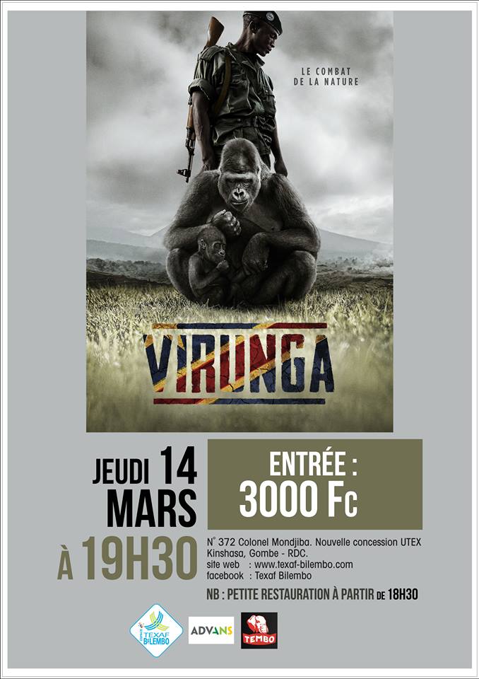 Virunga à l’affiche à l’Espace Texaf Bilembo