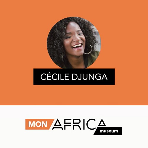 Cécile Djunga dans la campagne « Mon AfricaMuseum » (DR)