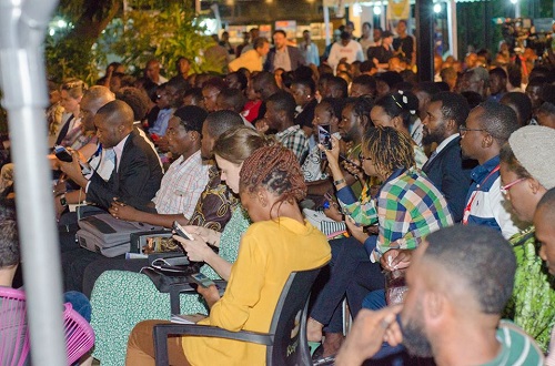 Un aperçu du public à l’ouverture de la septième Fête du livre de Kinshasa (DR)