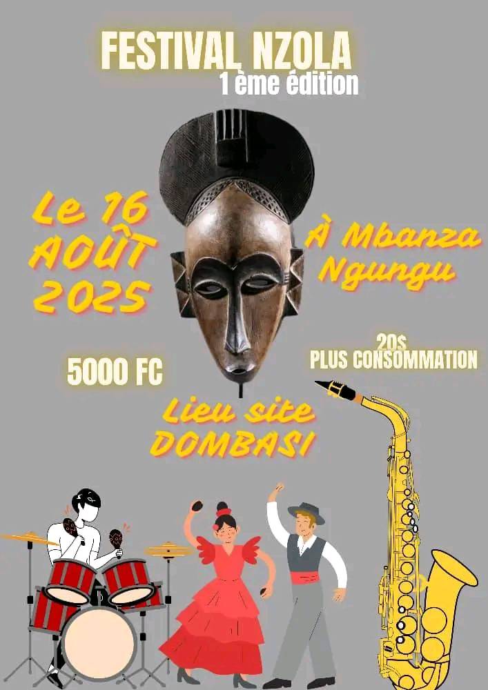 2  : Le Festival Nzola a célébré le riche patrimoine kongo, le 16 août (DR) 2  : Le Festival Nzola a célébré le riche patrimoine kongo, le 16 août (DR)