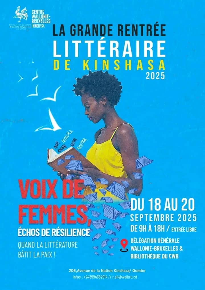 1 : 9e édition de la Grande Rentrée Littéraire de Kinshasa / DR 1 : 9e édition de la Grande Rentrée Littéraire de Kinshasa / DR