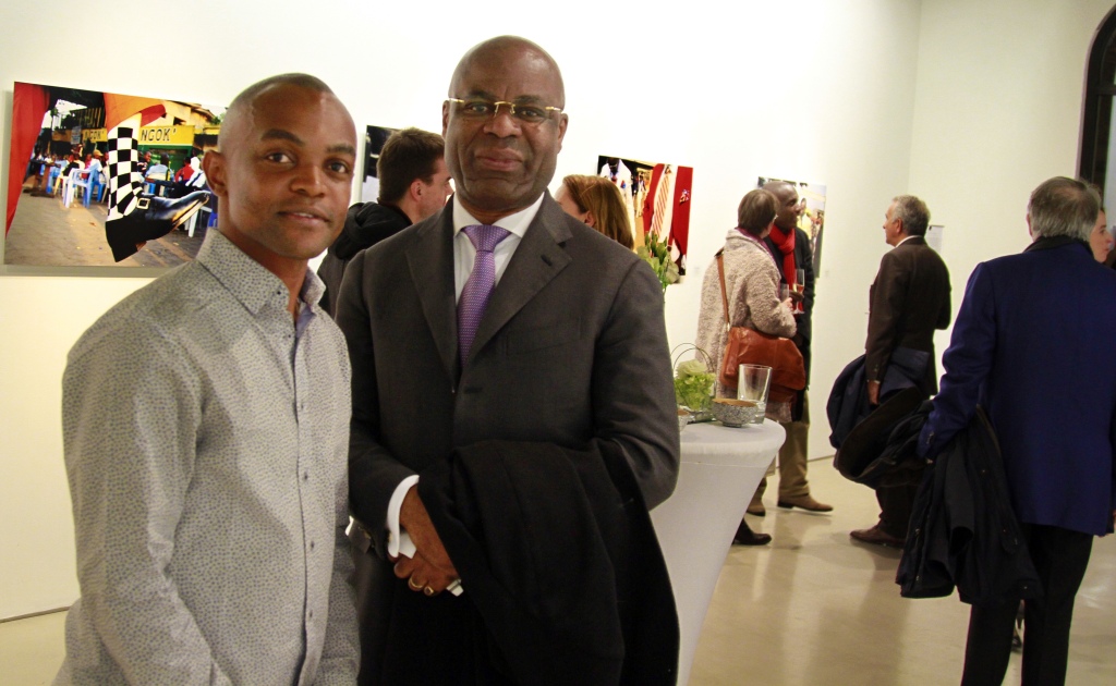  Baudoin Mouanda en compagnie de Son Excellence Ngoyo Moussavou, ambassadeur du Gabon en France