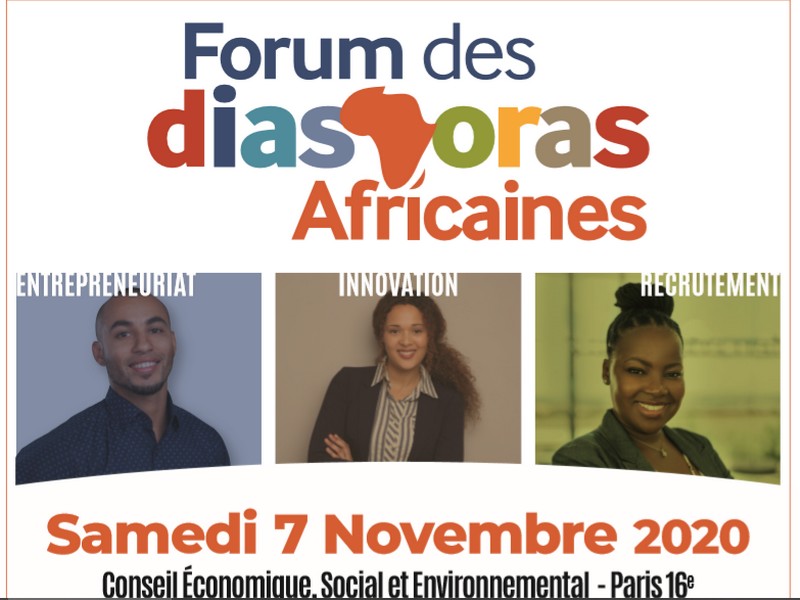 Affiche Forum des Diasporas Africaines 2020