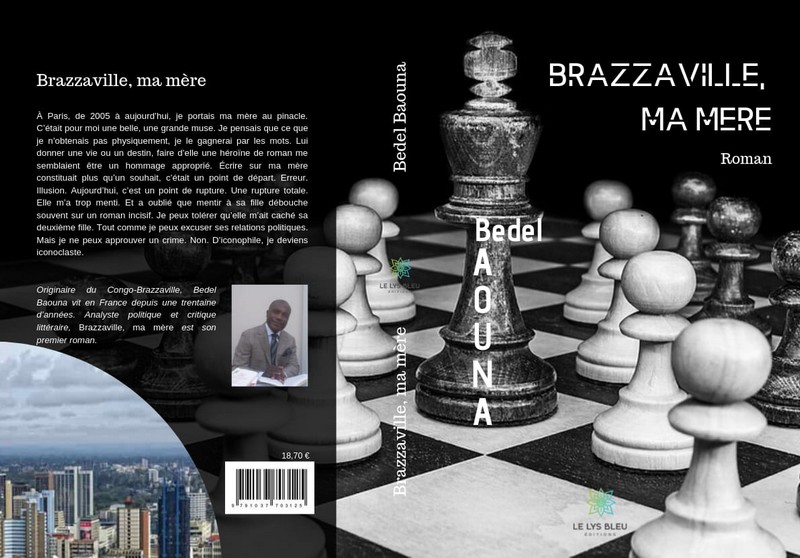 Couverture Brazzaville, ma mère, premier roman de Bedel Baouna
