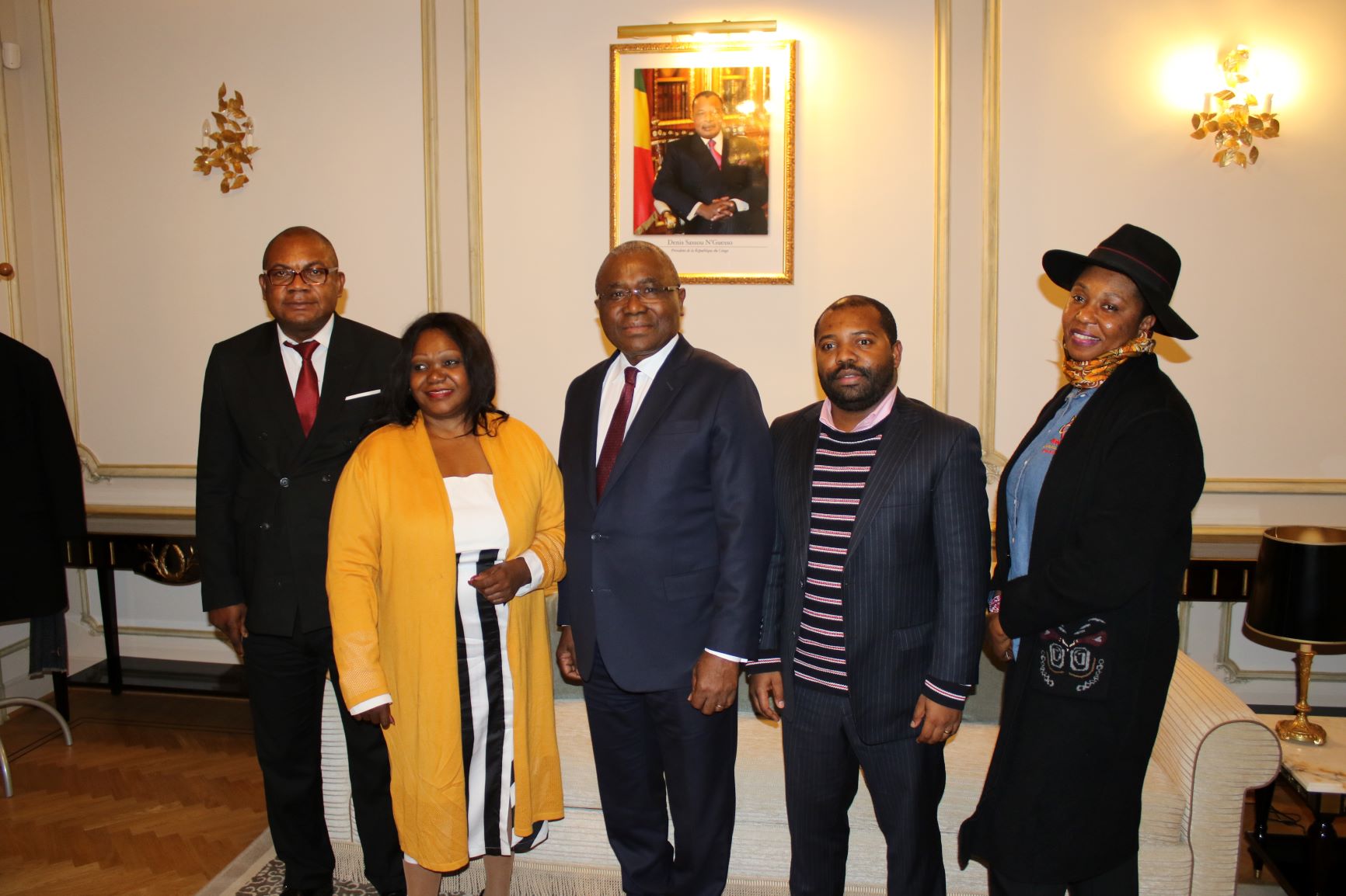 Léon Raphaël Mokoko, ambassadeur du Congo en Belgique lors de la réception de la Caravane des voix de la diaspora le 12 novembre à Bruxelles