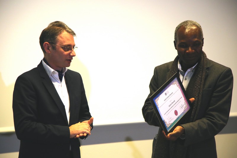 Gabriel Okoundji, lauréat 2016 du Prix International de littérature francophone Benjamin Fondane