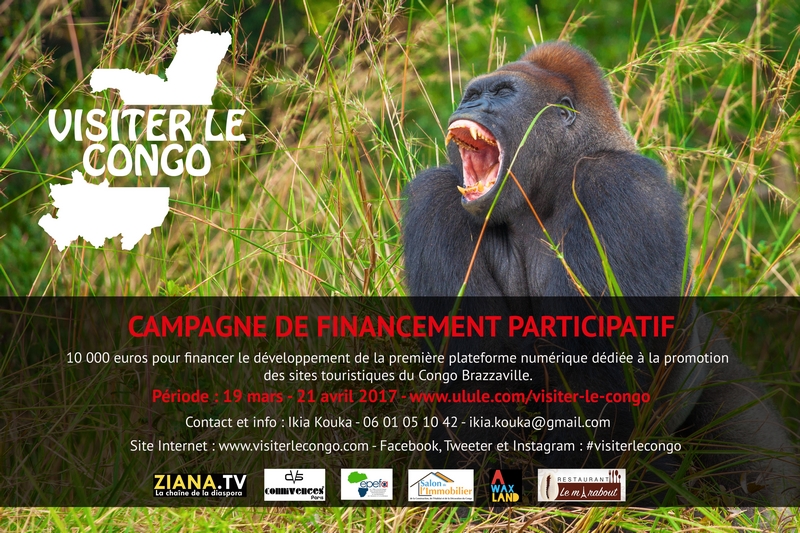 Visuel campagne de lever de Fonds "Visiter le Congo"