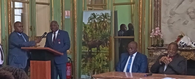 Le nouveau Ministre conseiller Armand Rémy Balloud-Tabawe pour son  premier mot officiel à la chancellerie de la République du Congo en France le 03 octobre 2025 Le nouveau Ministre conseiller Armand Rémy Balloud-Tabawe pour son  premier mot officiel à la chancellerie de la République du Congo en France le 03 octobre 2025