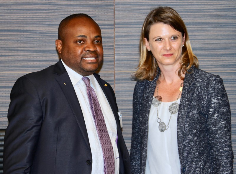 Léonidas Mottom Mamoni et Laurianne Rossi désireux de poursuivre les échanges inter-parlementaires entre le Congo et la France