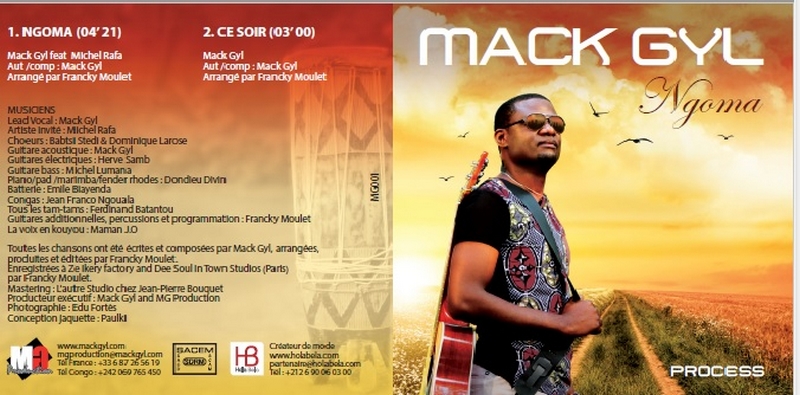 Visuel nouveau single de Mack Gyl "Ngoma"