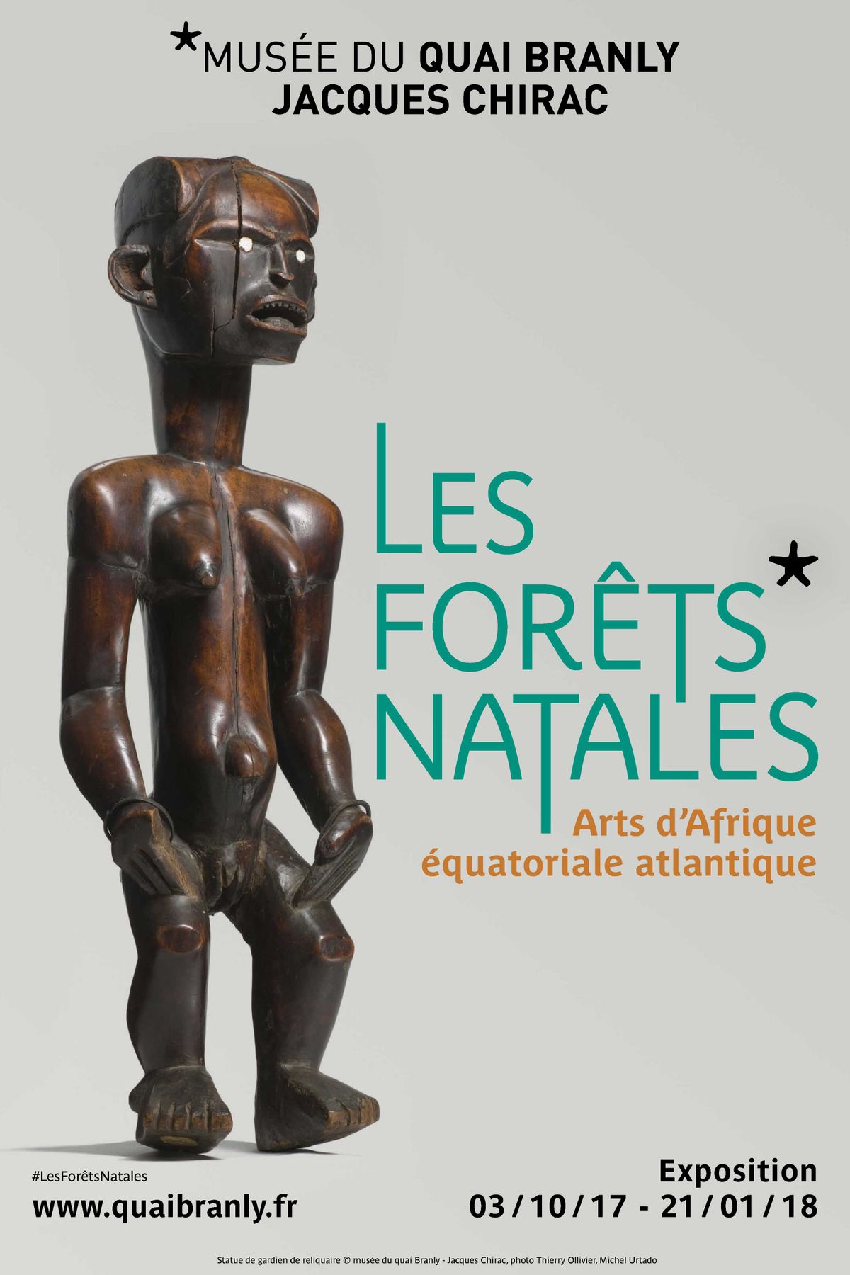 Visuel de l'exposition "les Forêts Natales" au Quai Branly Jacques Chirac
