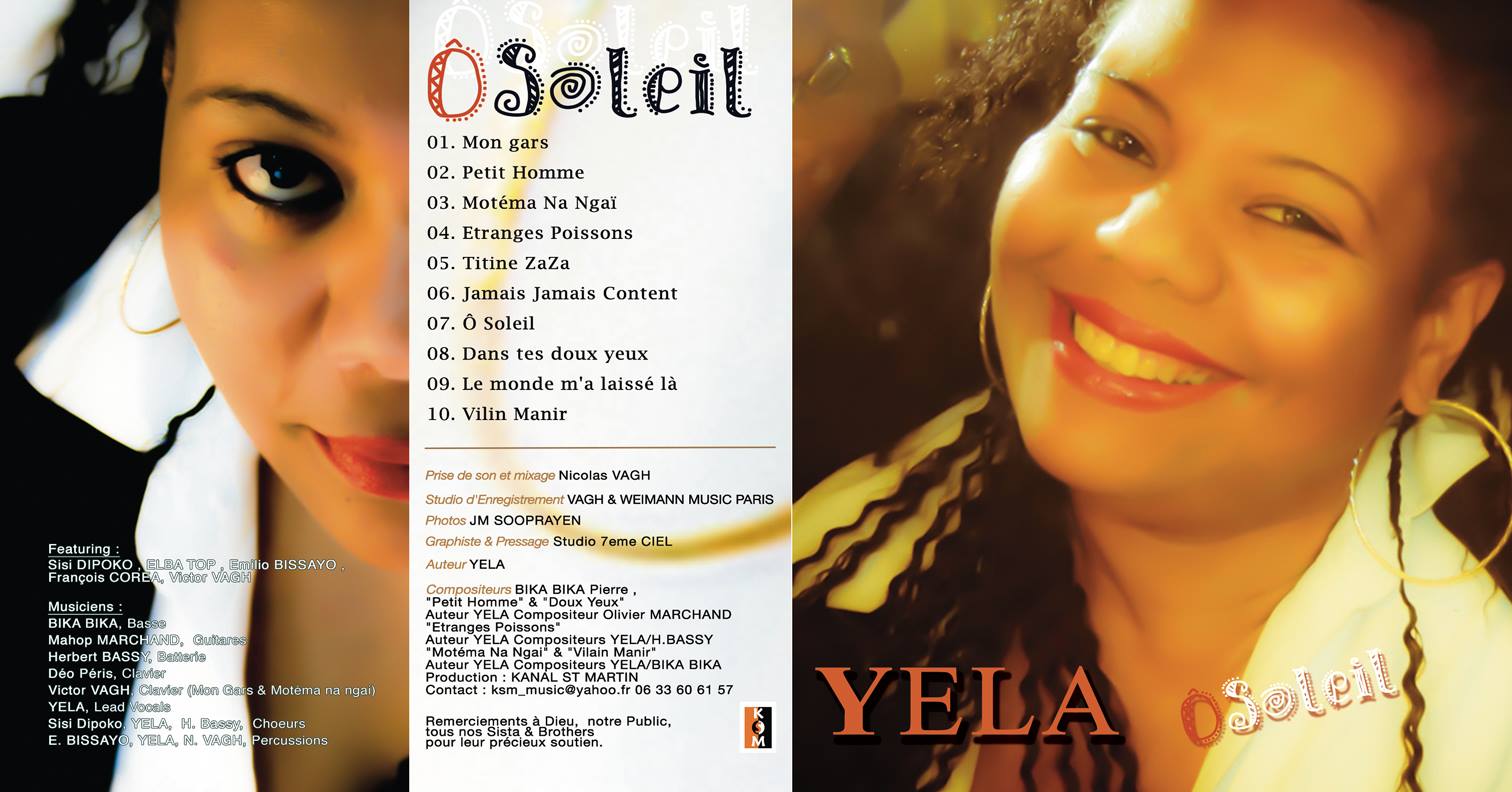 Visuel de l'album Ô Soleil de Yela 974