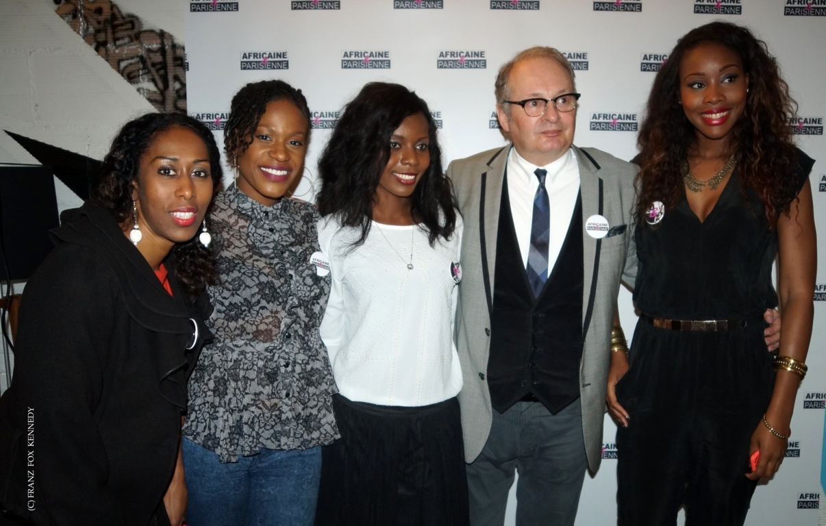 L'équipe de l'émission « Africaine et Parisienne » lors de la conférence de presse du lancement du concept