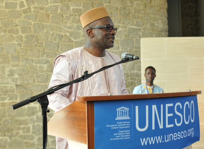 Unesco-Semaine africaine 2018-Oumar Keïta, Président du groupe Africain, Ambassadeur, Délégué permanent de la république du Mali auprès de l’Unesco