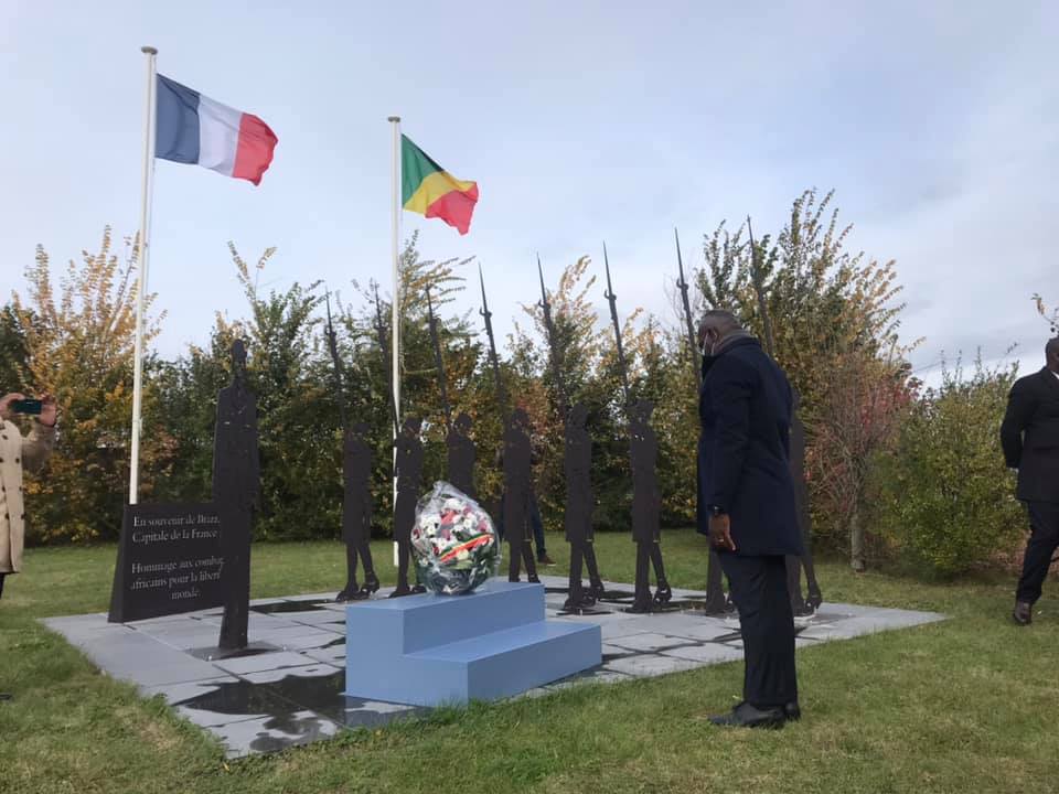 Verquin en France lors de l'hommage rendu aux combattants africains morts pour la France