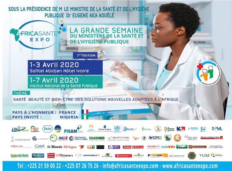 Visuel troisième édition Africa Santé Expo 2020