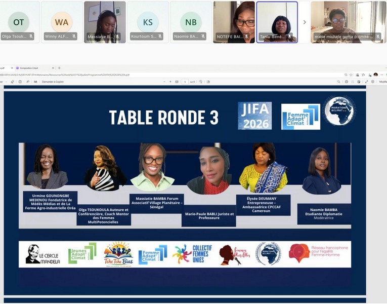 Visuel d'une des tables rondes de la JIFA 2026 Visuel d'une des tables rondes de la JIFA 2026
