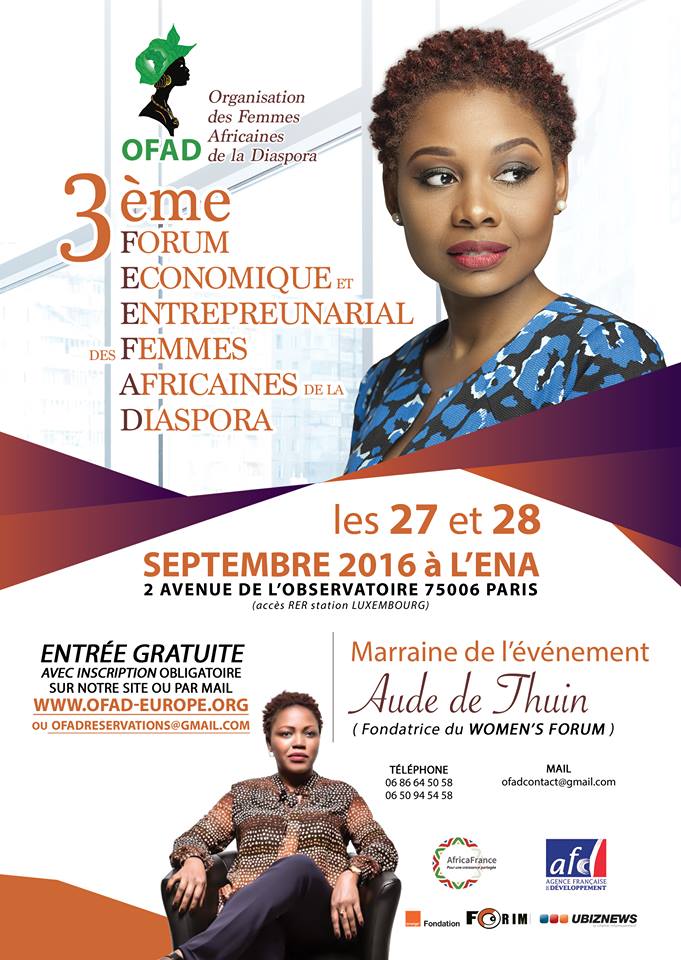 Visuel "3ème édition du « Forum économique et entrepreneurial des femmes africaines de la diaspora »