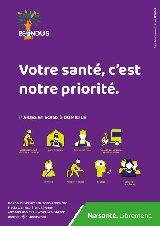 Les huit services offerts par BeAnous (DR)