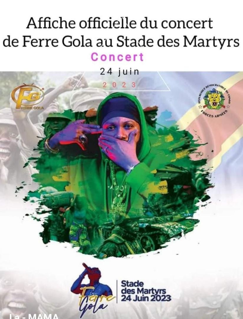 Ferre Gola en concert le 24 juin au Stade des Martyrs (DR)