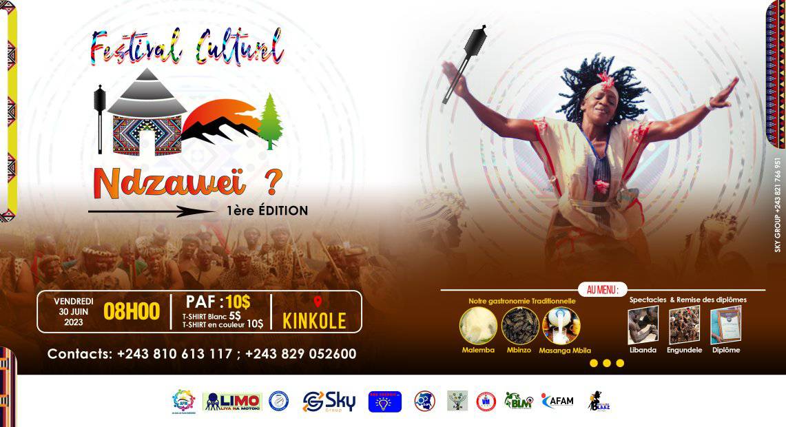 La première édition du Festival Ndzaweï ? annoncée le 30 juin à Kinkole (DR)