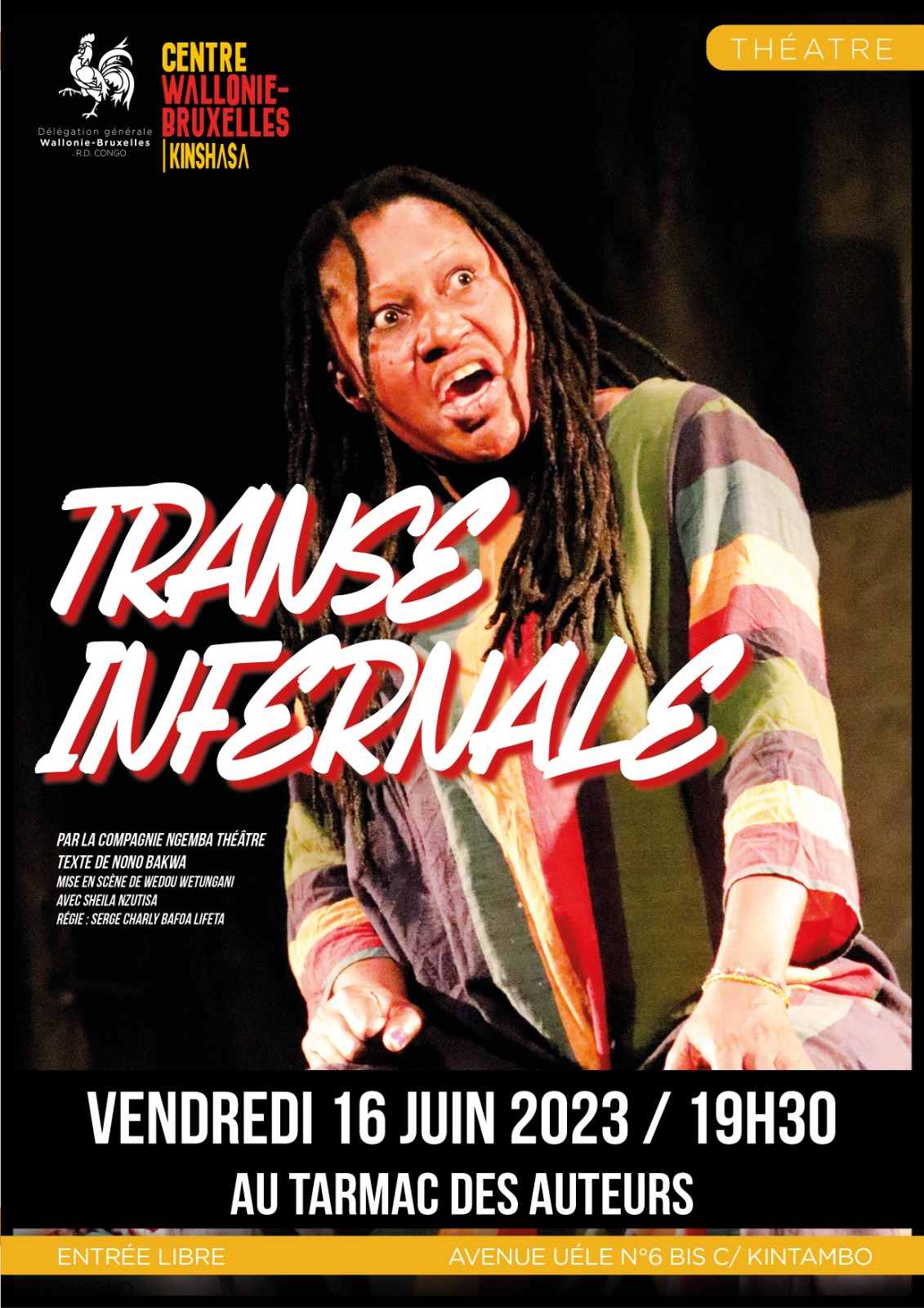 Transe infernale à l’affiche ce vendredi 16 juin au Tarmac des auteurs (DR)