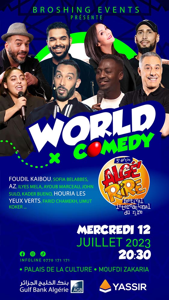 2 : Le « World Comedy », Gala international d’ouverture d’Algé’Rire 5 (DR) 