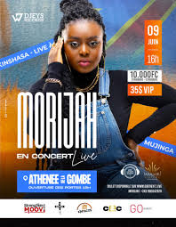 Morijah en ce concert le 9 juin à Kinshasa/ DR