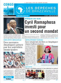Les Dépêches de Brazzaville : Édition brazzaville du 20 juin 2024