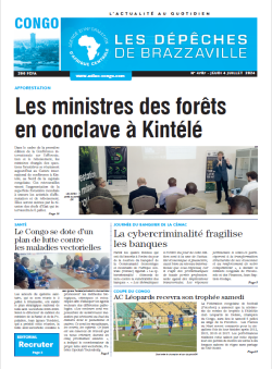 Les Dépêches de Brazzaville : Édition brazzaville du 04 juillet 2024