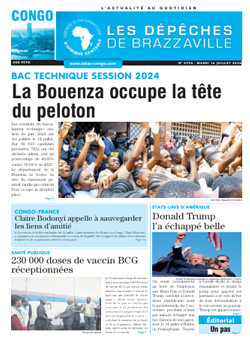 Les Dépêches de Brazzaville : Édition brazzaville du 16 juillet 2024