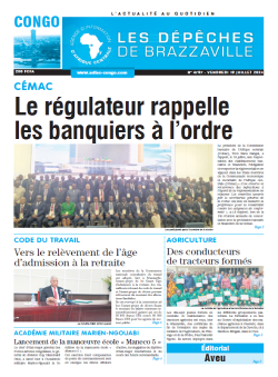 Les Dépêches de Brazzaville : Édition brazzaville du 19 juillet 2024