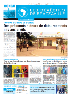 Les Dépêches de Brazzaville : Édition brazzaville du 24 juillet 2024