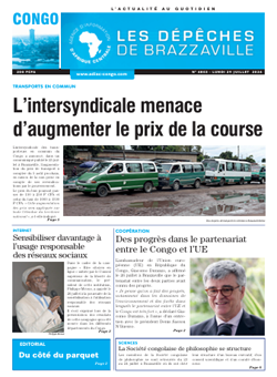 Les Dépêches de Brazzaville : Édition brazzaville du 29 juillet 2024