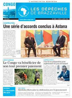Les Dépêches de Brazzaville : Édition brazzaville du 05 août 2024