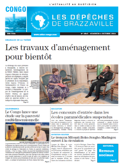 Les Dépêches de Brazzaville : Édition brazzaville du 04 octobre 2024