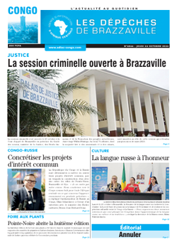 Les Dépêches de Brazzaville : Édition brazzaville du 24 octobre 2024