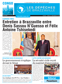 Les Dépêches de Brazzaville : Édition brazzaville du 23 décembre 2024