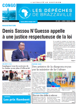 Les Dépêches de Brazzaville : Édition brazzaville du 03 mars 2025