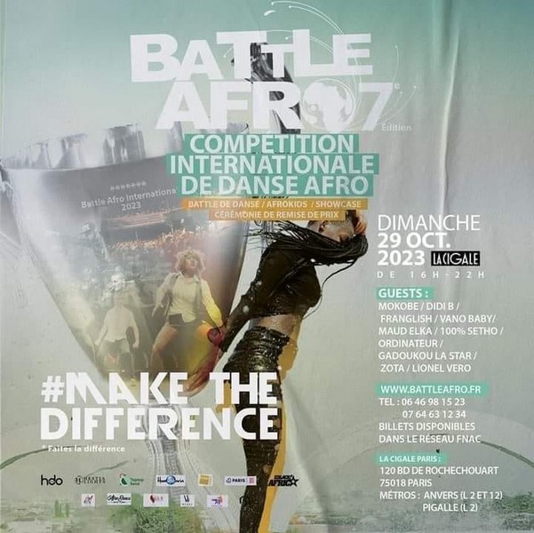Affiche de la 7ème édition du Battle à Paris